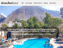 Tablet Screenshot of horizonresort.gr